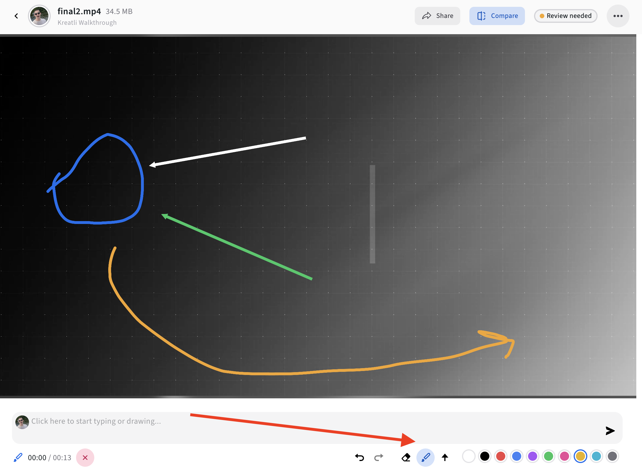 Draw Directly on the Frame