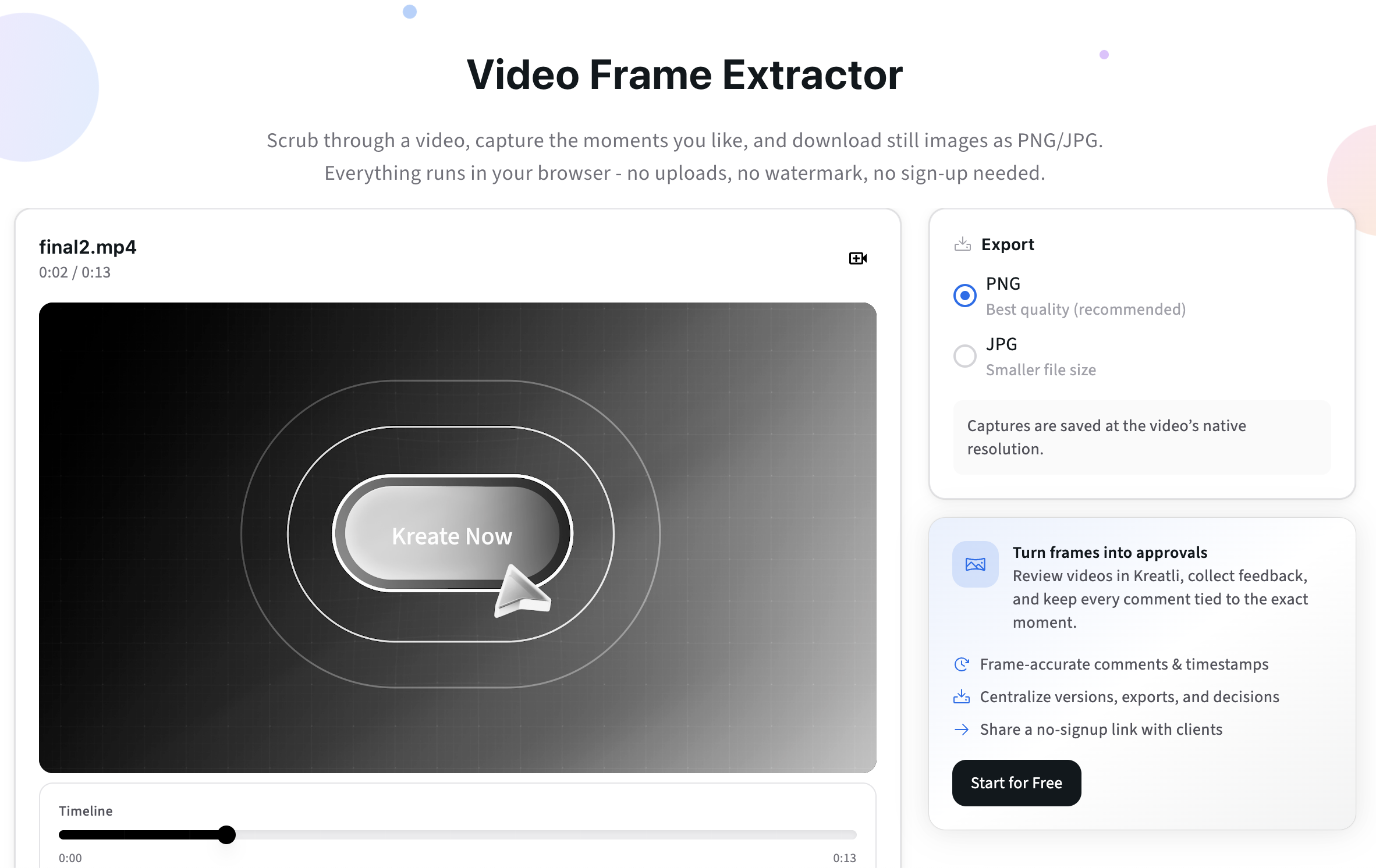 Video Frame Extractor