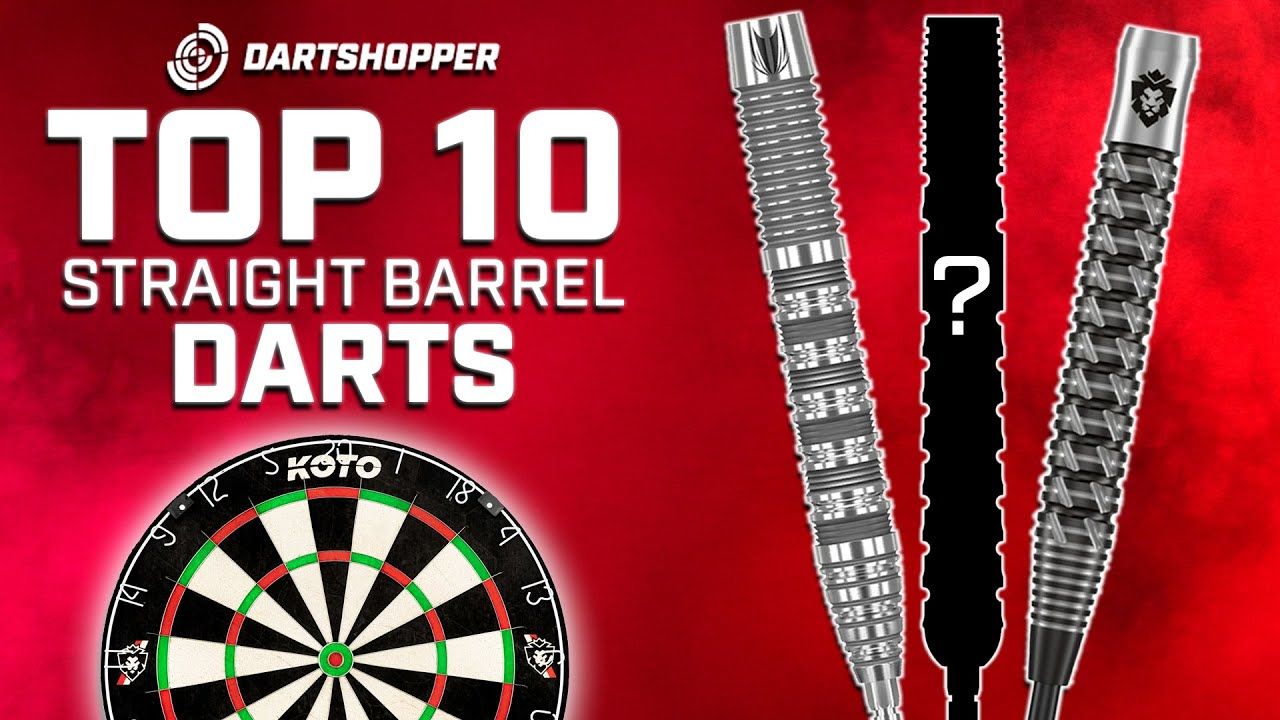 Youtube thumbnail for the top 10 straight barrel darts