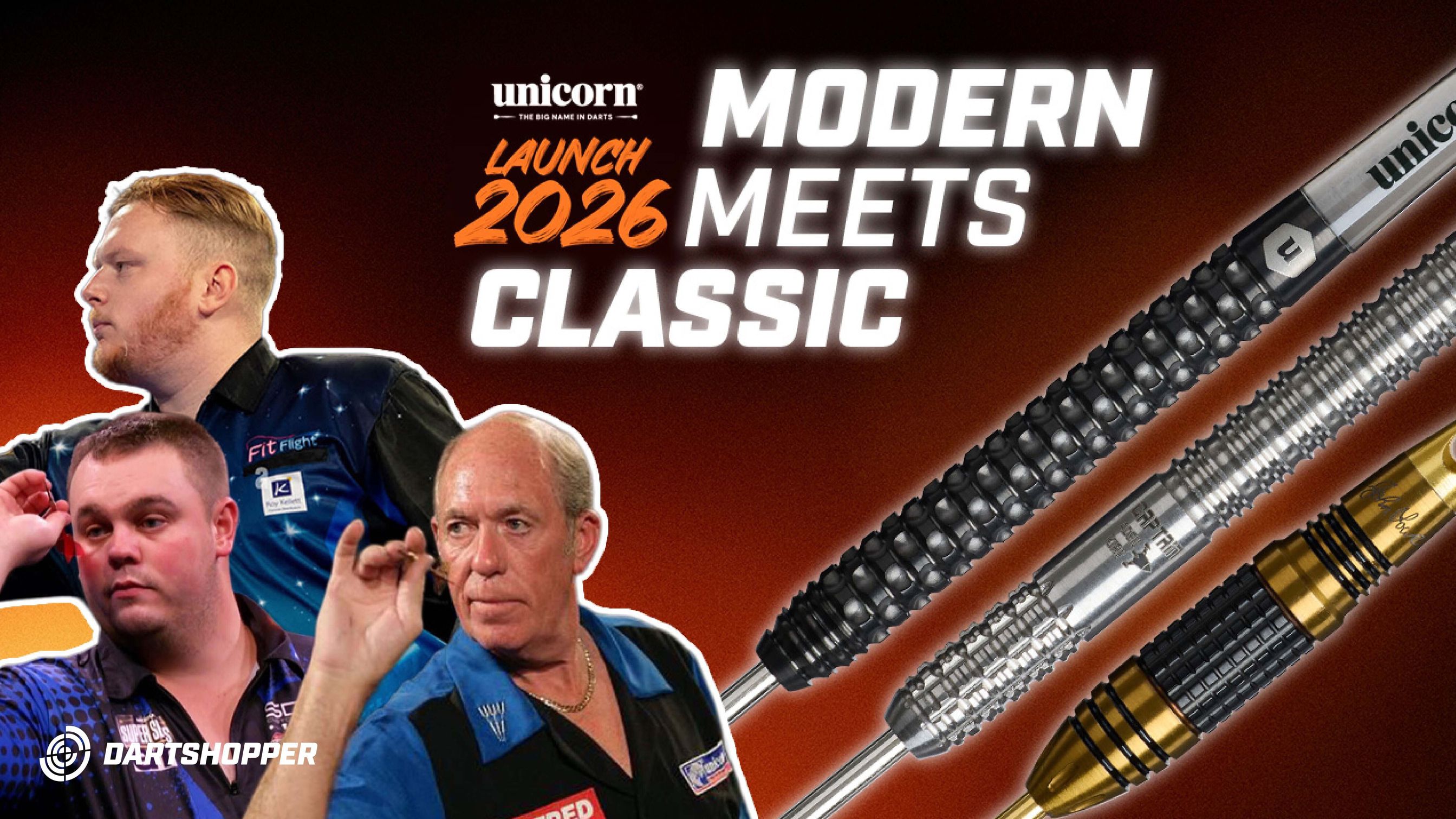 Unicorn 2026 Darts Launch Owen Bates, Mensur Suljevic