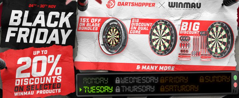 Black Friday Deals Dartshopper. Winmau Dartboards