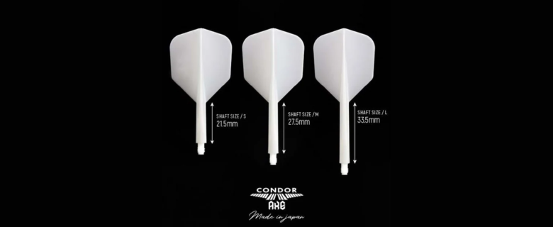 Condor Axe flights for maximum performance, thin and aerodynamic.