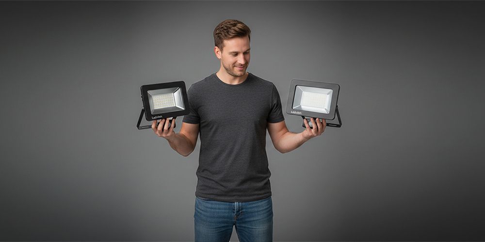 Hoe kies je de juiste LED-breedstraler voor jouw toepassing? Op basis van Wattage, IP-waarde en stralingshoek
