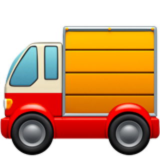 delivery truck emoji