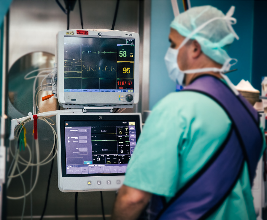 Anästhesie im Orthopädischen Spital Speising.