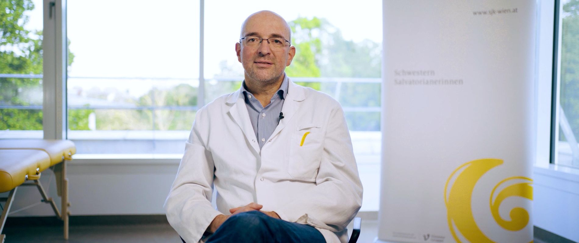 Vorschaubild des Videos mit Primarius Dr. Christian Sitzwohl, EDIC - Vorstand Anästhesie und Intensivmedizin