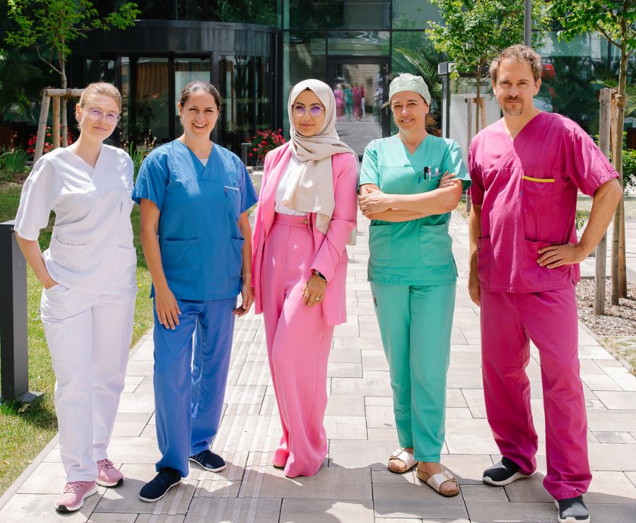 Mitglieder des Teams im St. Josef Krankenhaus Wien