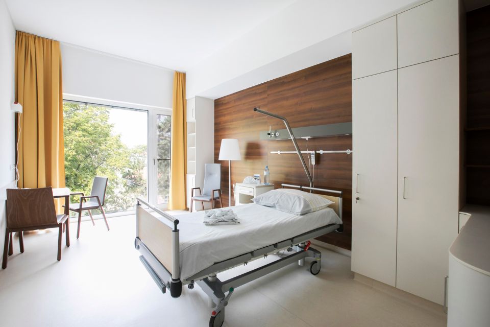 Ein Sonderklasse-Zimmer im St. Josef Krankenhaus Wien