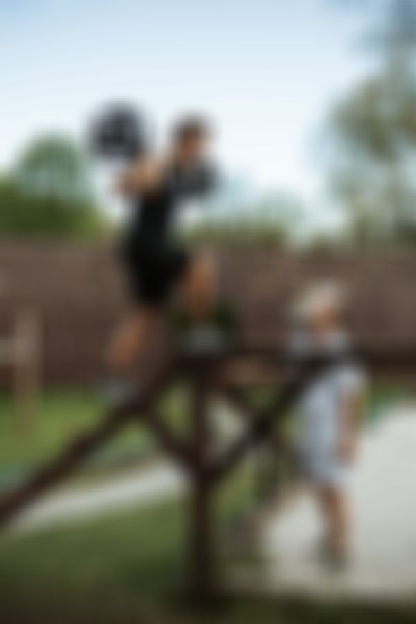 Training im Outdoorbereich.