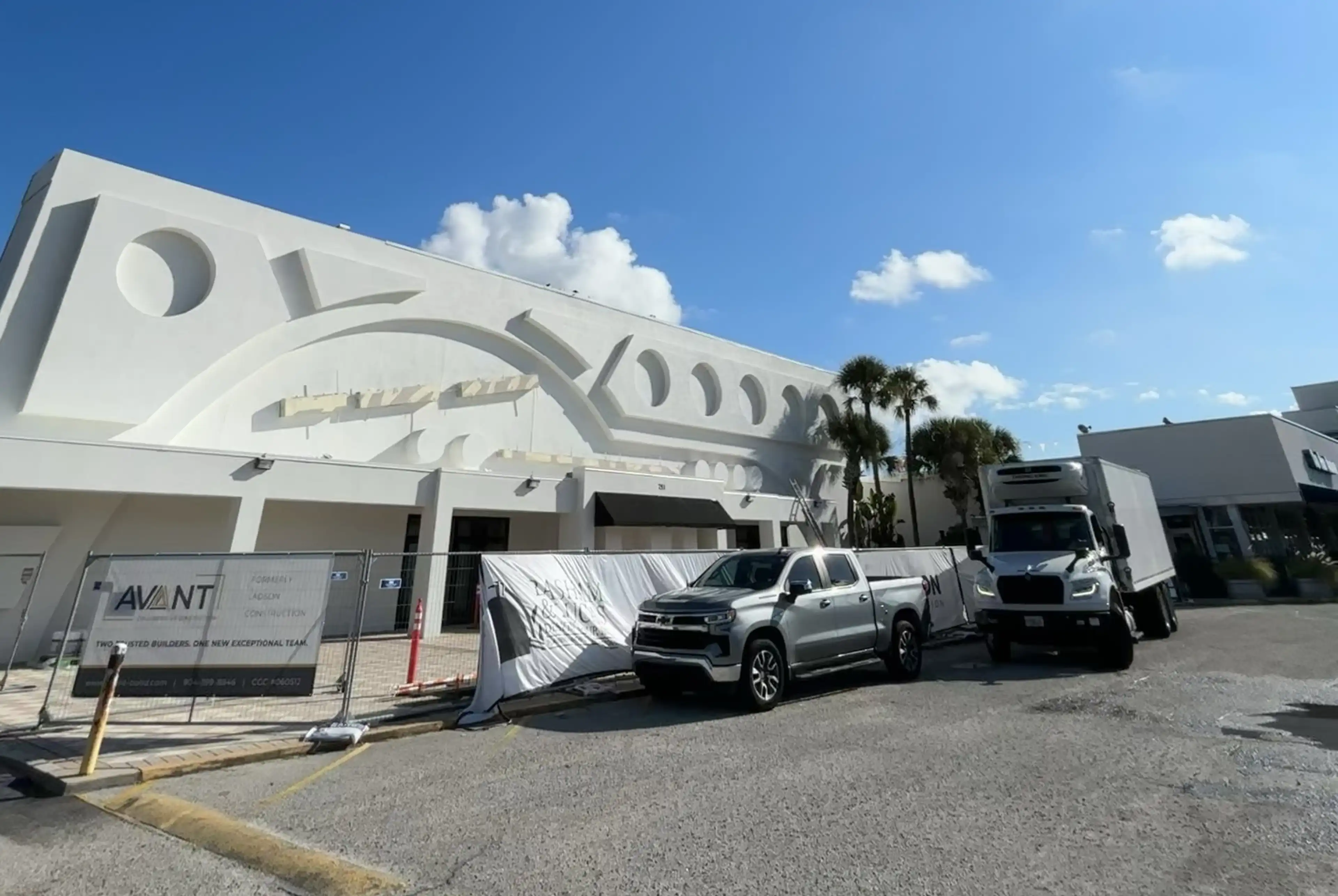 exterior Atlantic Theaters  church