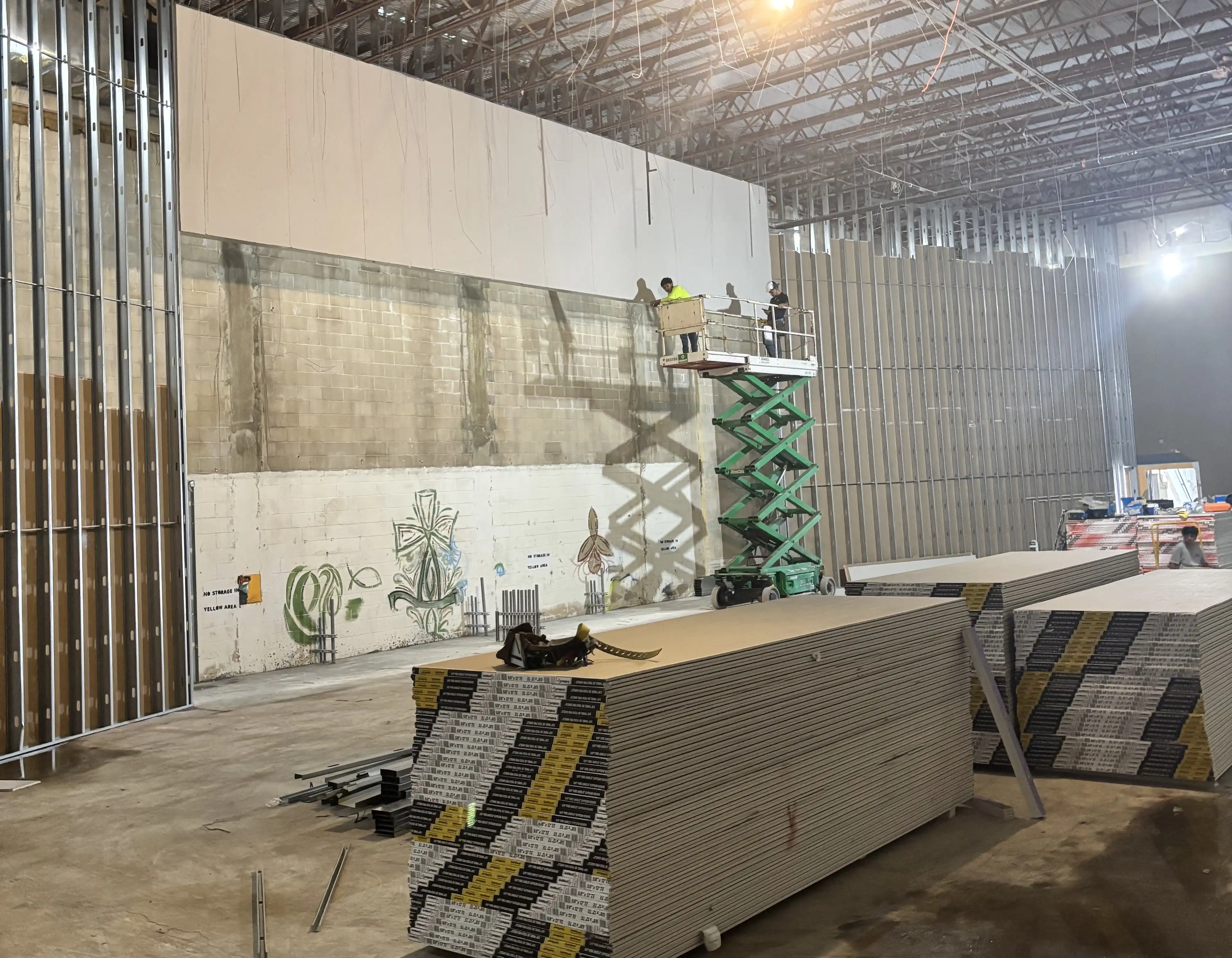 framing interior atlantic theaters renovation