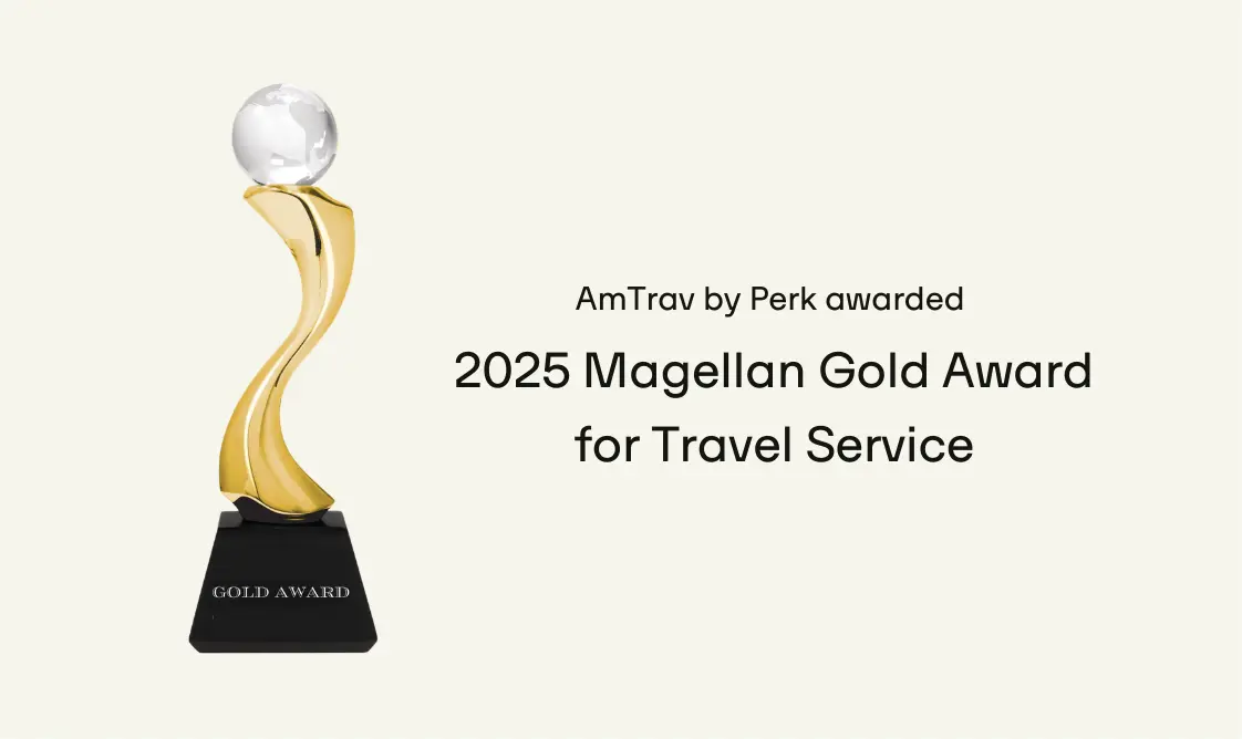 Amtrav Service Gold Award