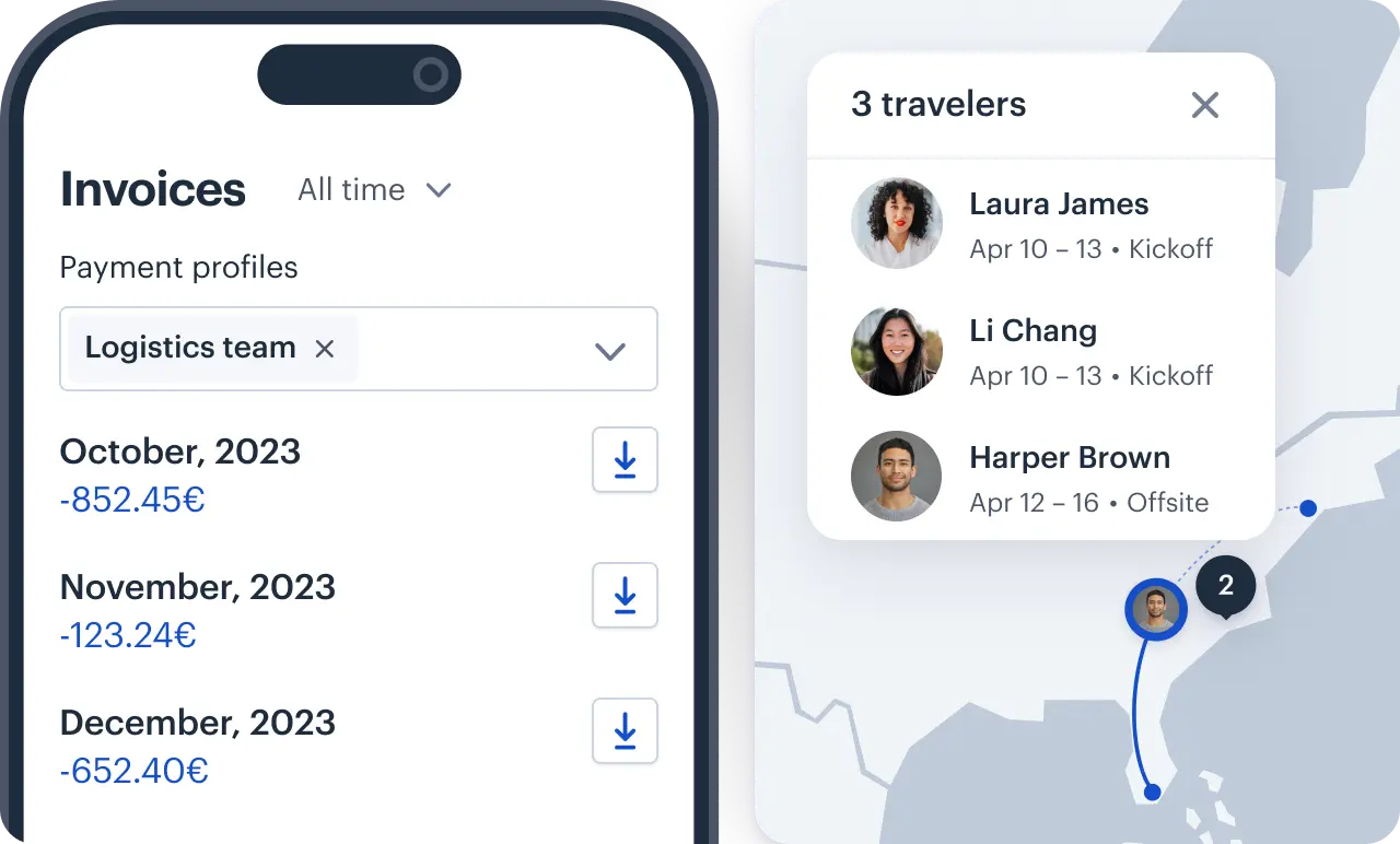 En Global Invoices Map