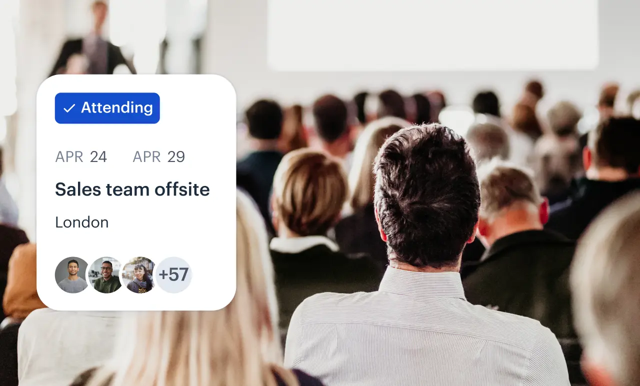 Attending Sales Team Offsite