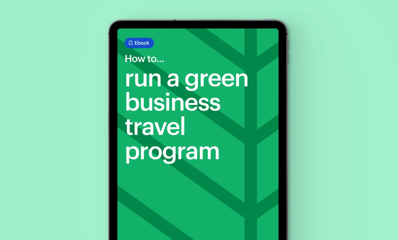 How To Run A Green Business Travel Program Ebook
