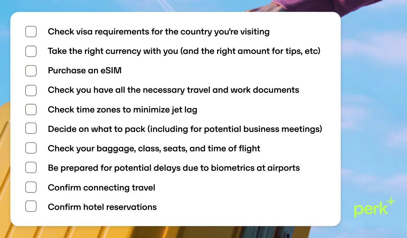 The Essential Checklist For International Business Travelers Us Image 2