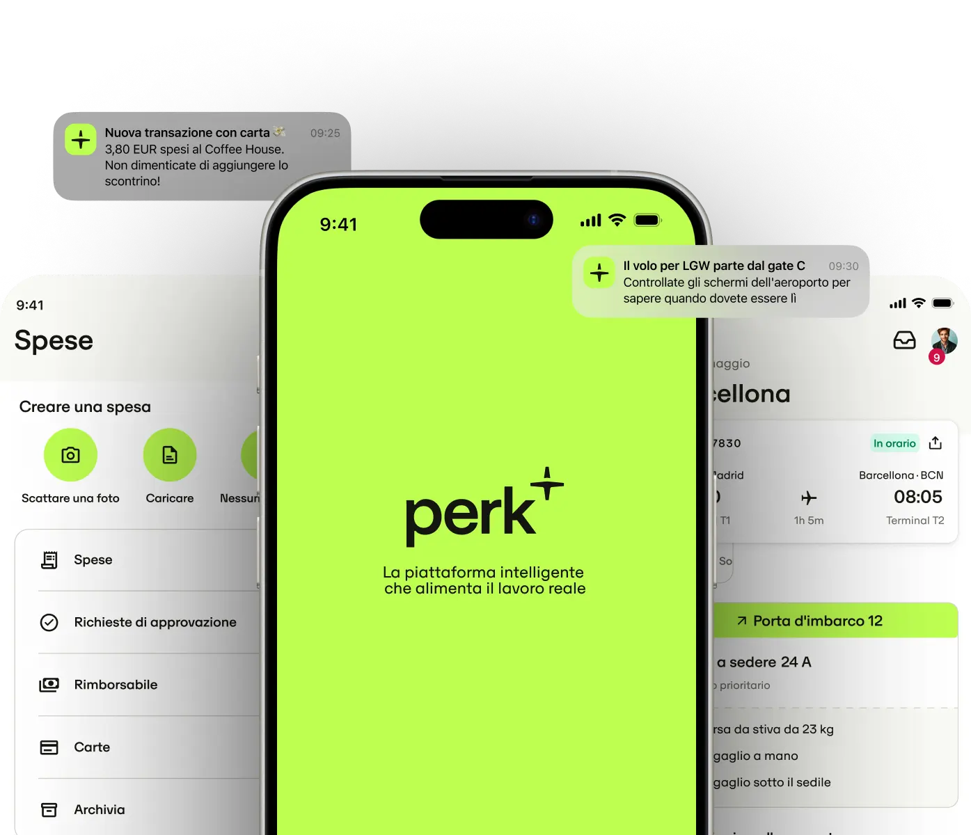 It Product Screens Launch Page Meet Perk Mobile