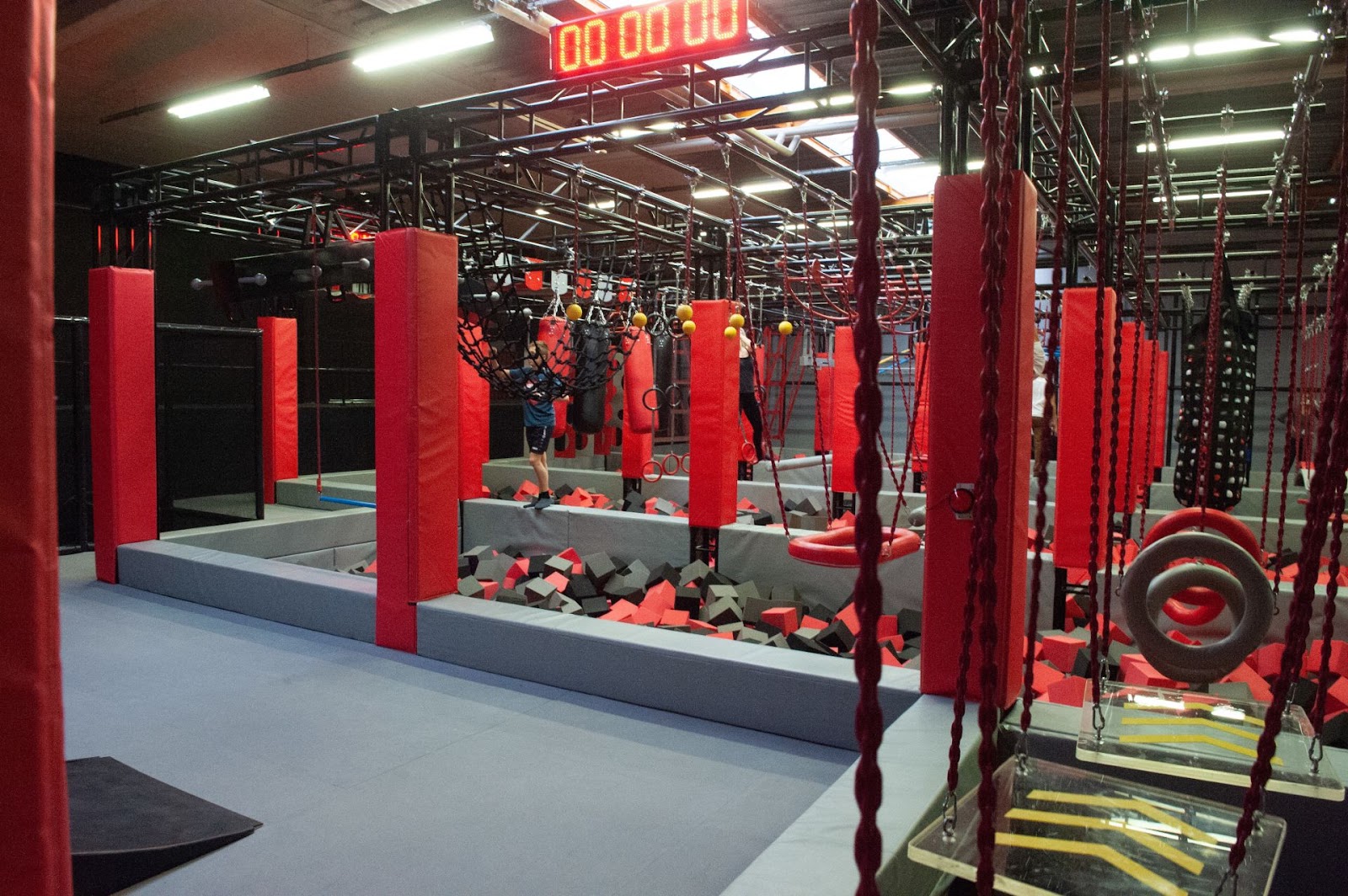 Indoor Parcour-Landschaft