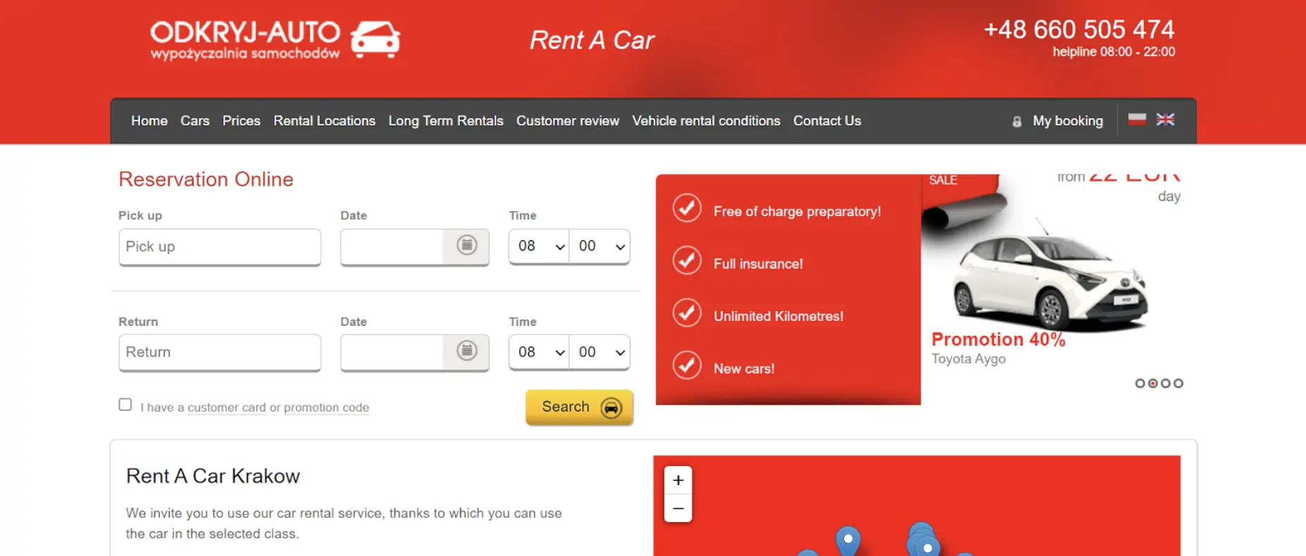 Odkryj Auto homepage