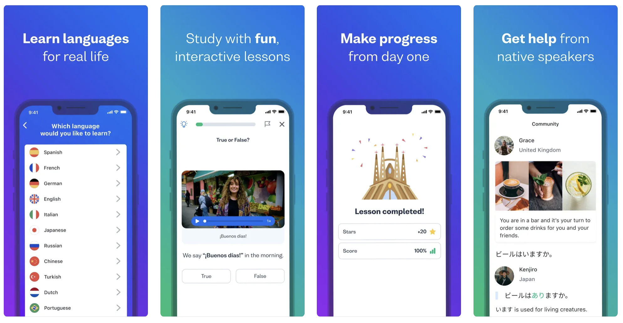 Busuu Appstore