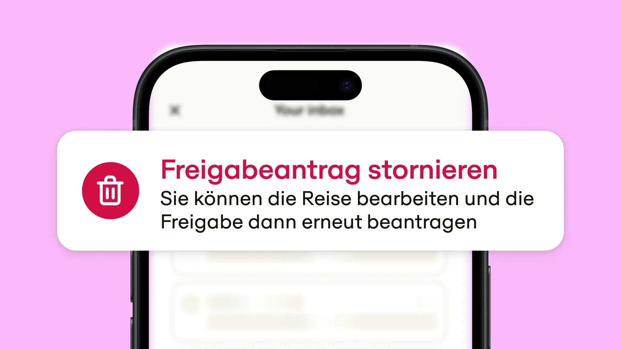 De Cancel Pending Approval