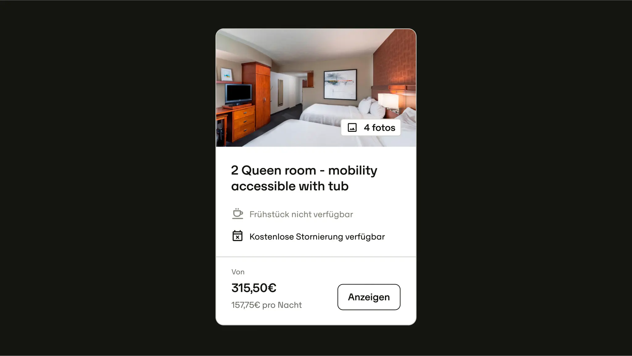 De Room Rate Mapping 1