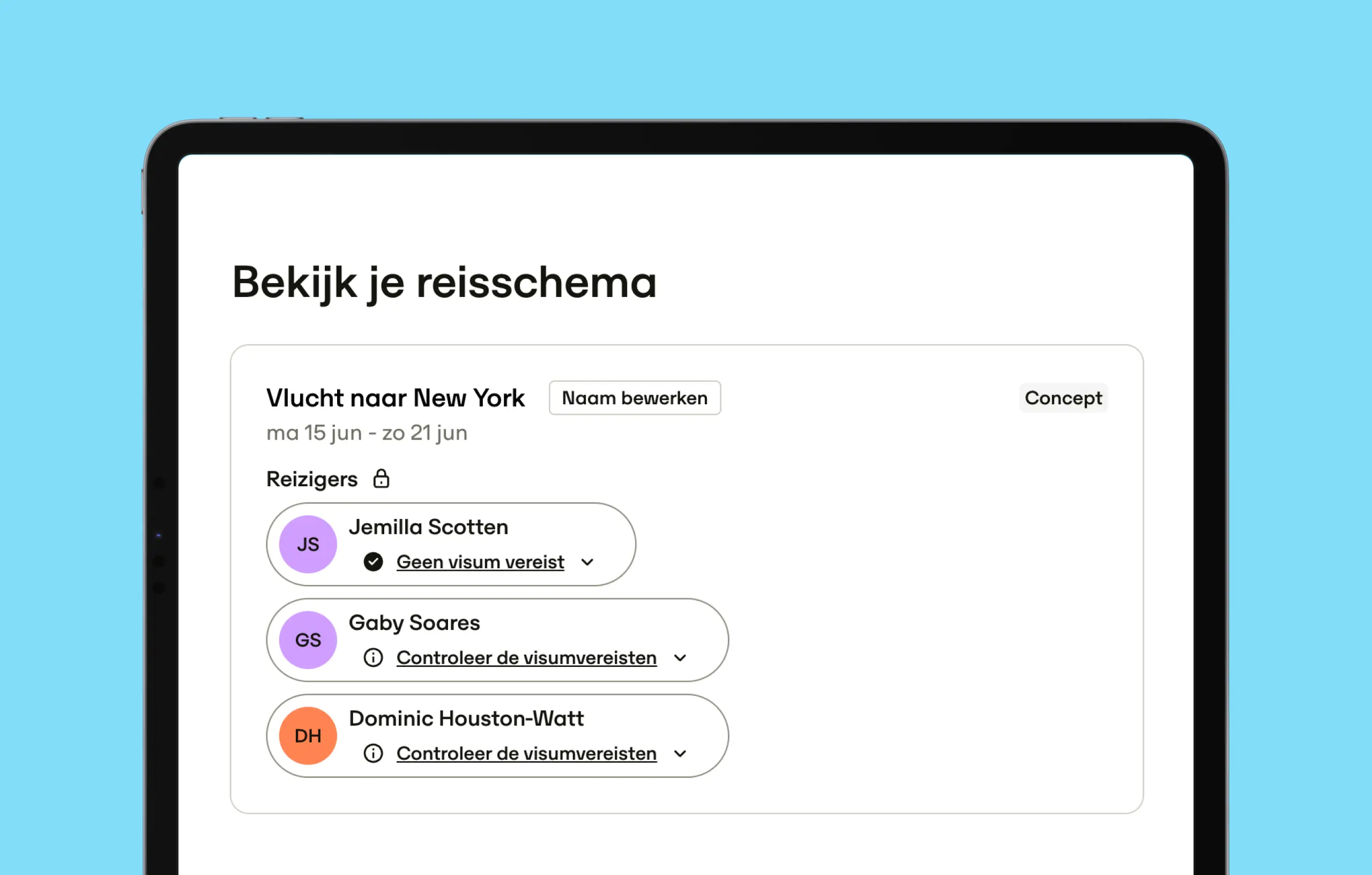 Goed voorbereid op reis