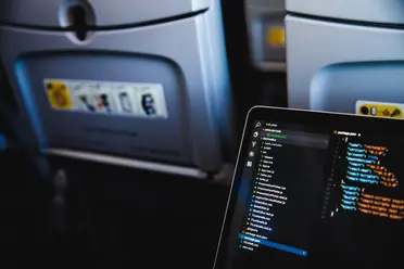 How jet-setting business travelers get work done on a plane