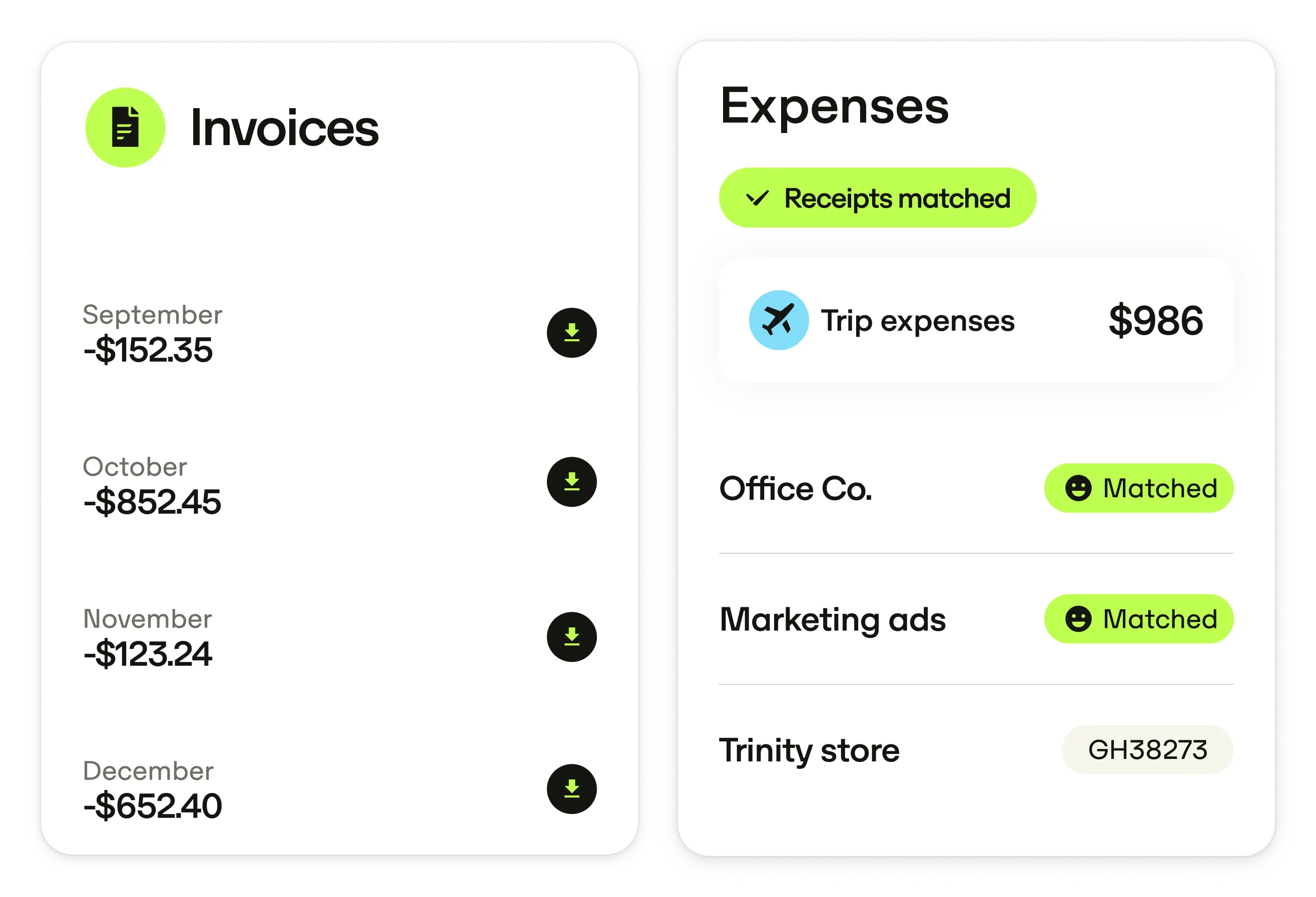 Us Product Ui Invoice Expense