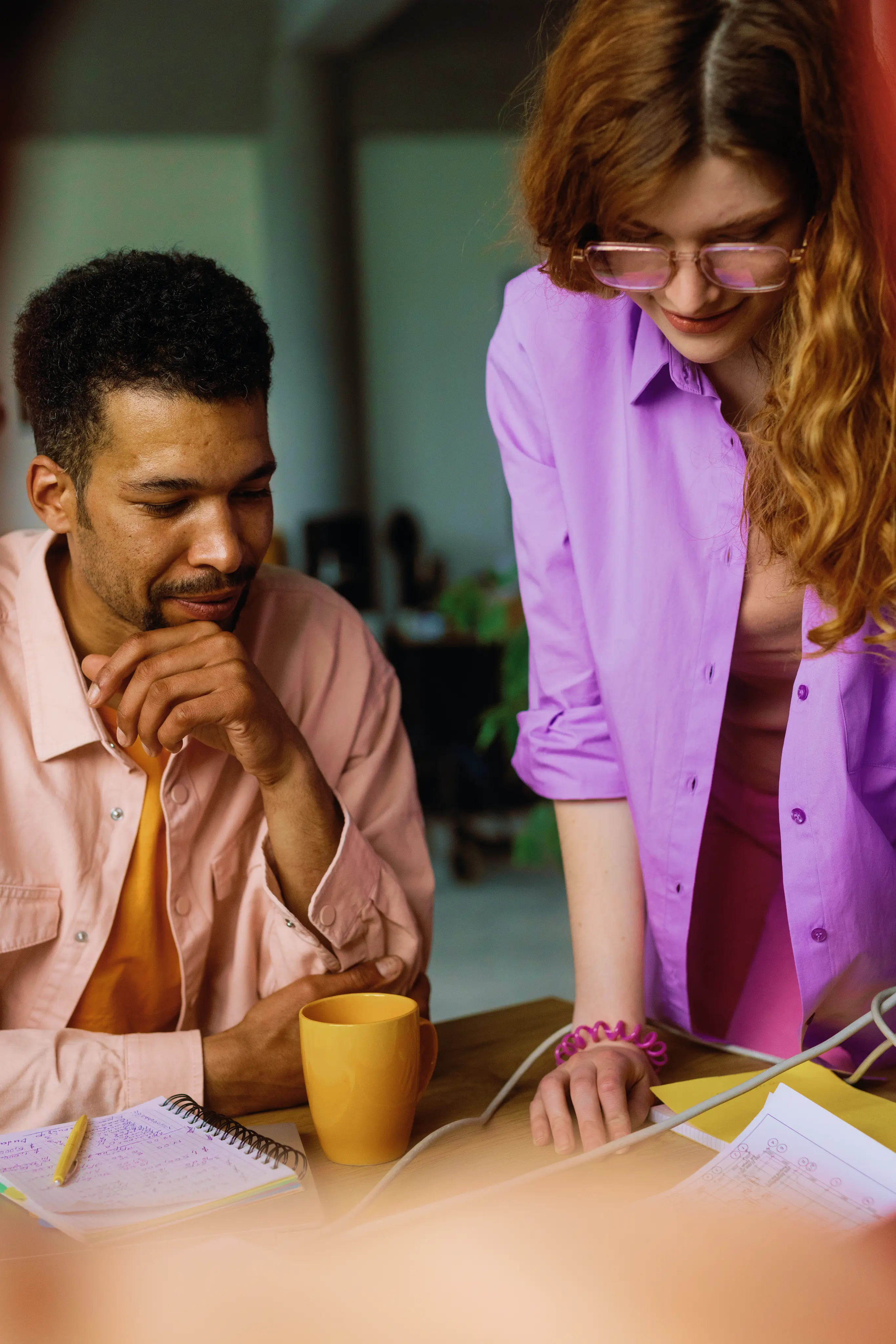 Enterpreneurs Portrait Workers Conversation Company Business