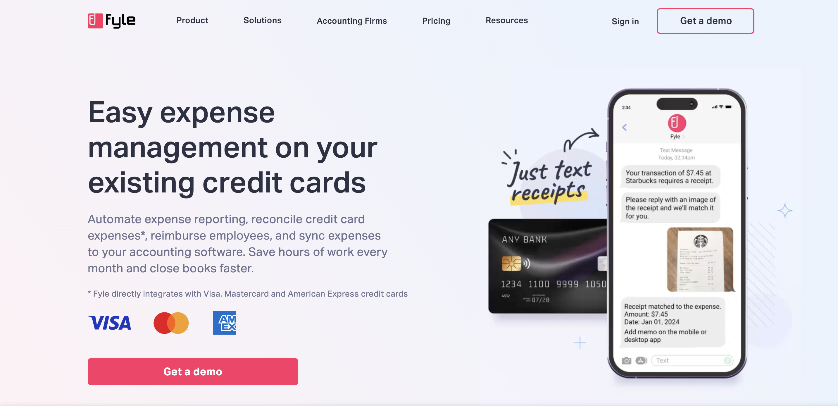 Fyle homepage