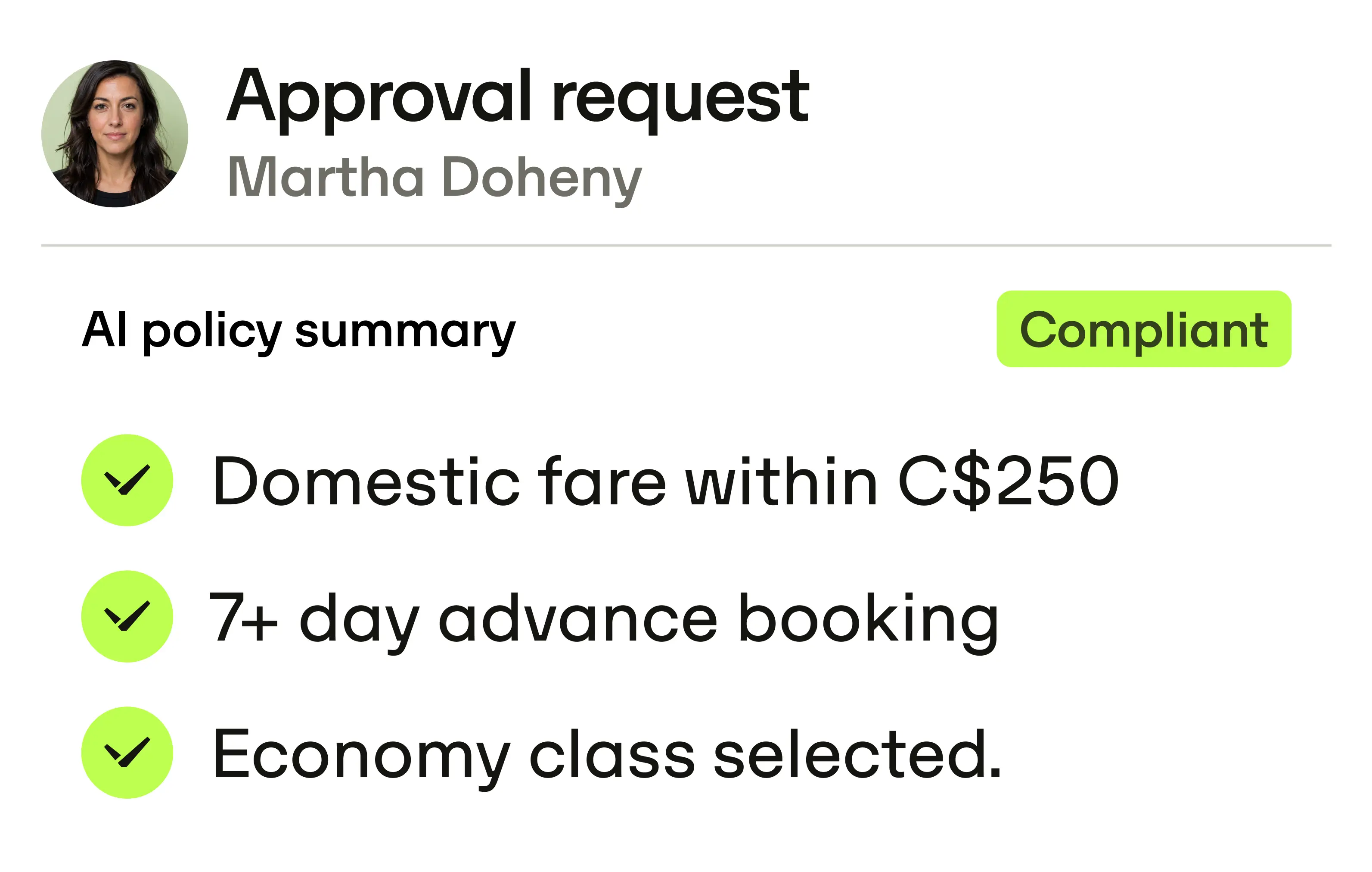 Approvals Request Ca