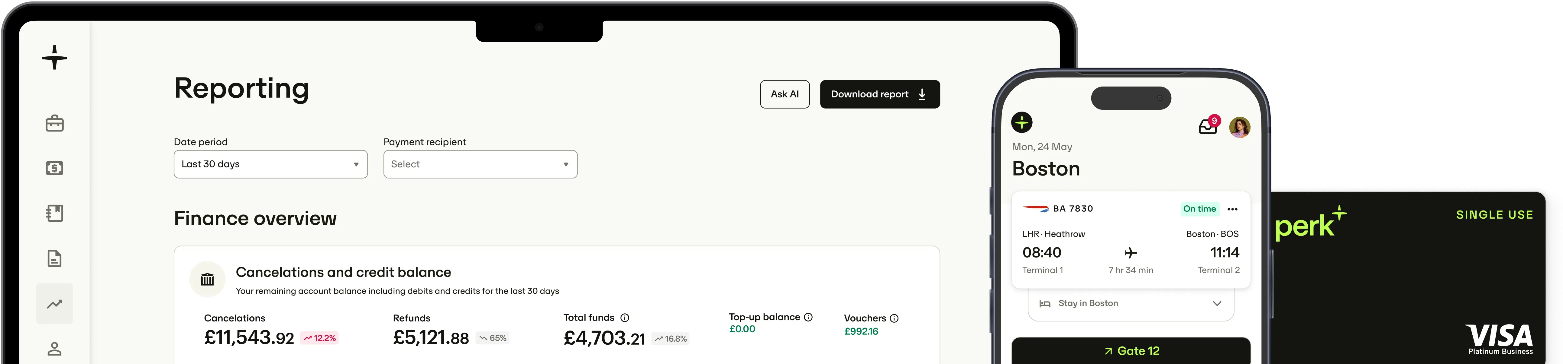 Automate travel, expenses, and policies in one platform