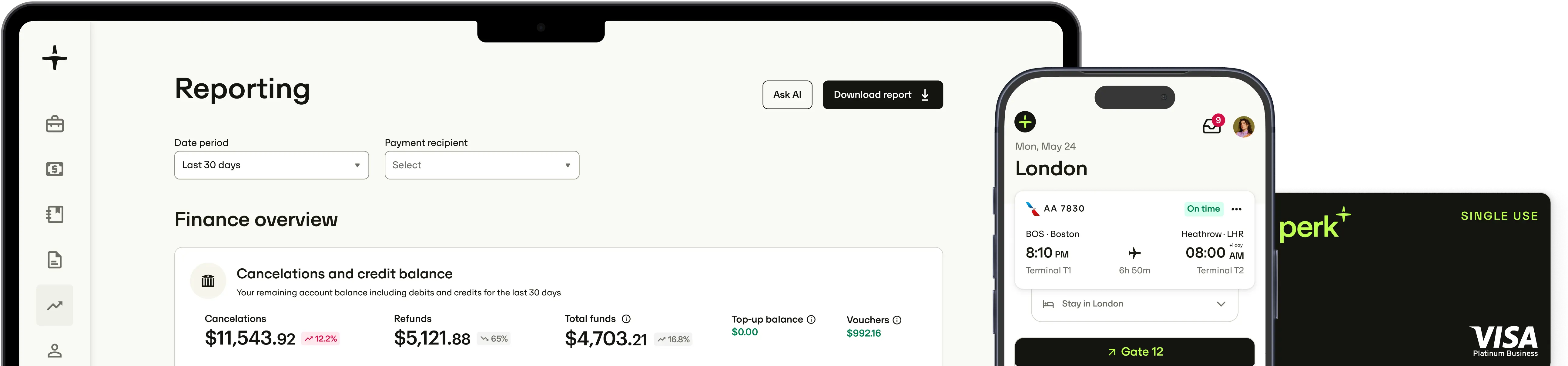Automate travel, expenses, and policies in one platform