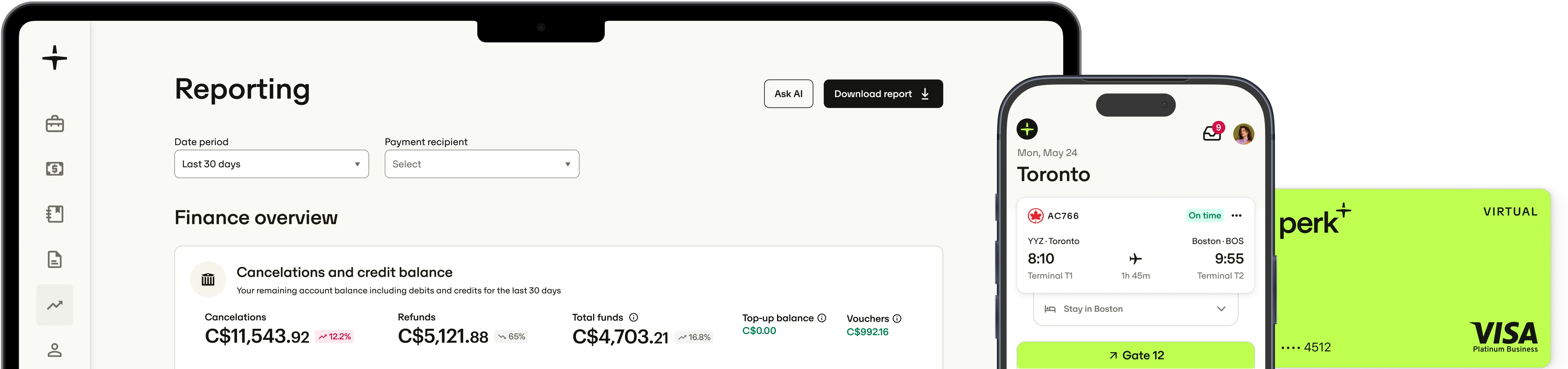 Automate travel, expenses, and policies in one platform