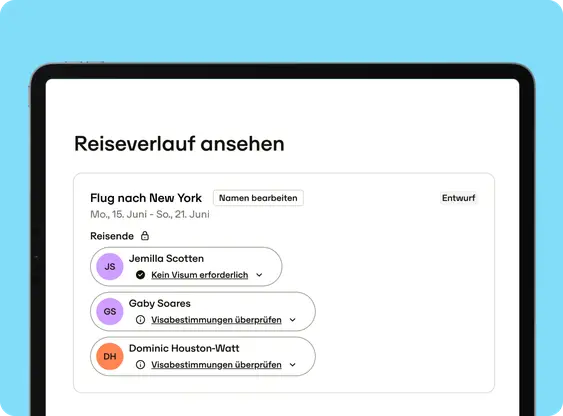 Gut vorbereitet auf Reisen