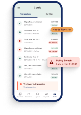 Yokoy Mobile App Interface