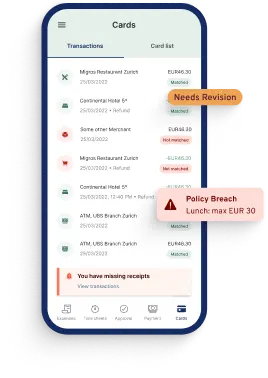 Yokoy Mobile App Interface