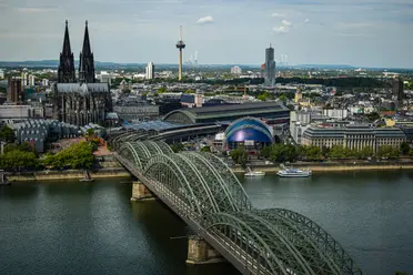 Stadtbild von Köln mit dem Kölner Dom