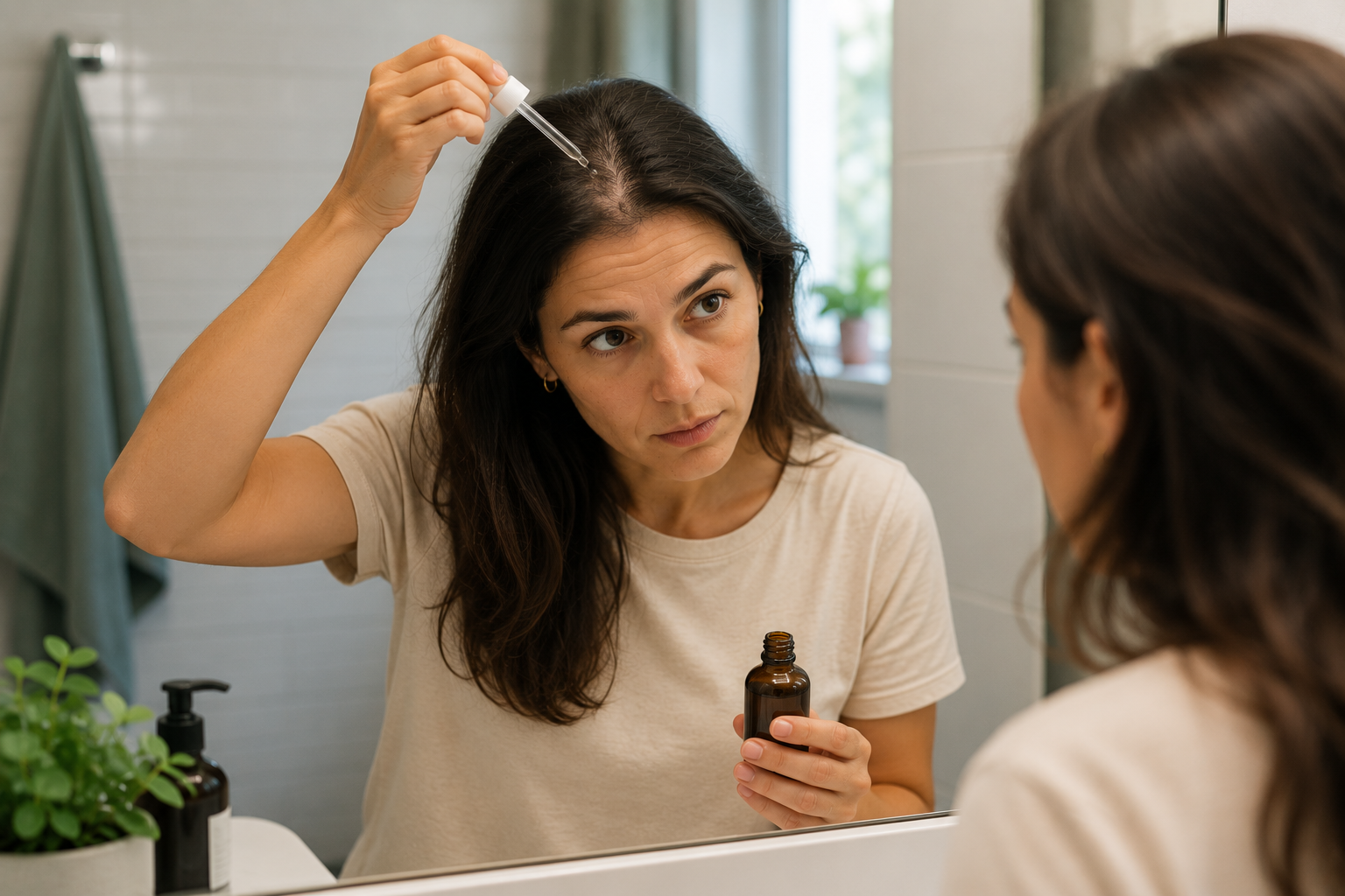 Minoxidil, and the early shedding phase