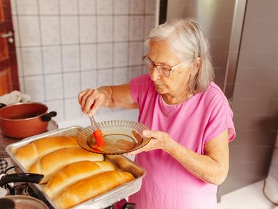 A woman in her fifties looking calmly at the camera