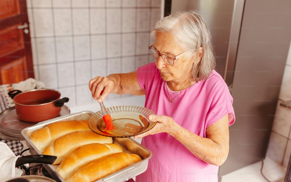 A woman in her fifties looking calmly at the camera