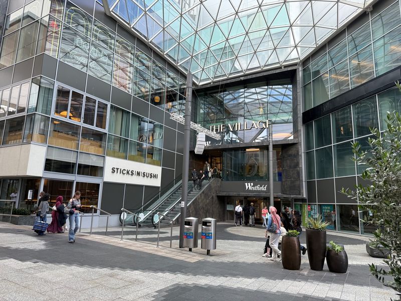 The Village at Westfield London, seen from the outdoor square