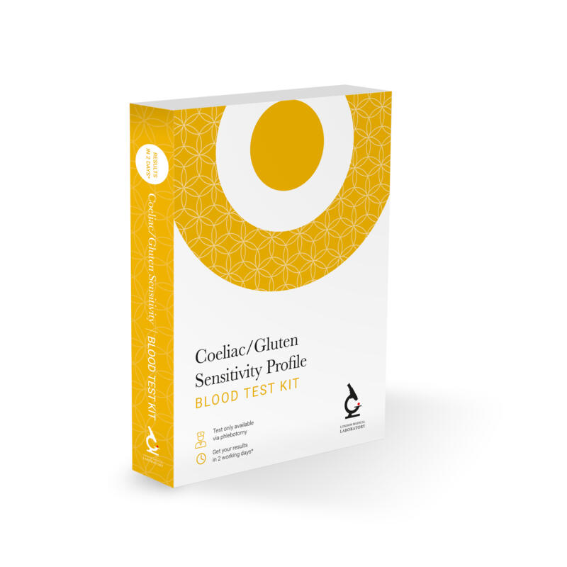 Coeliac/Gluten Sensitivity Profile - London Medical Laboratory Blood Test - LoveMyLife