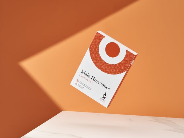 Blood test branded packaging