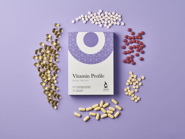 Vitamin profile branded packaging