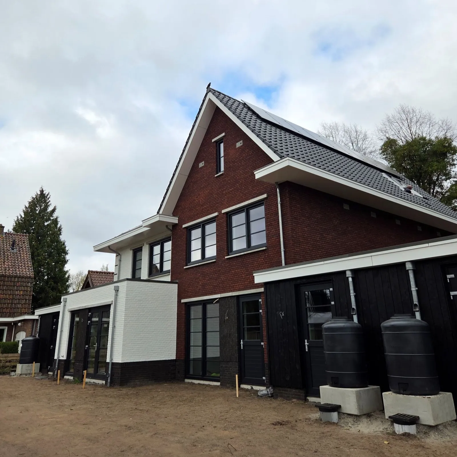 4 woningen twee onder een kap nieuwbouw door Lichtenberg Bouwgroep