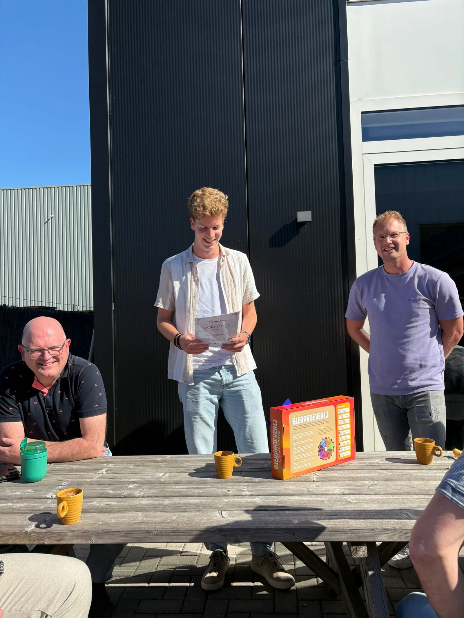 Lars bij werkvoorbereiding werken bij lichtenberg bouwgroep