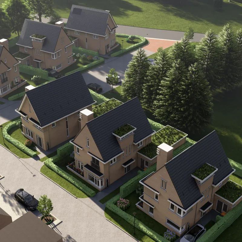 Impressies 6 villa's In de Tuinen Utrecht Lichtenberg Bouwgroep