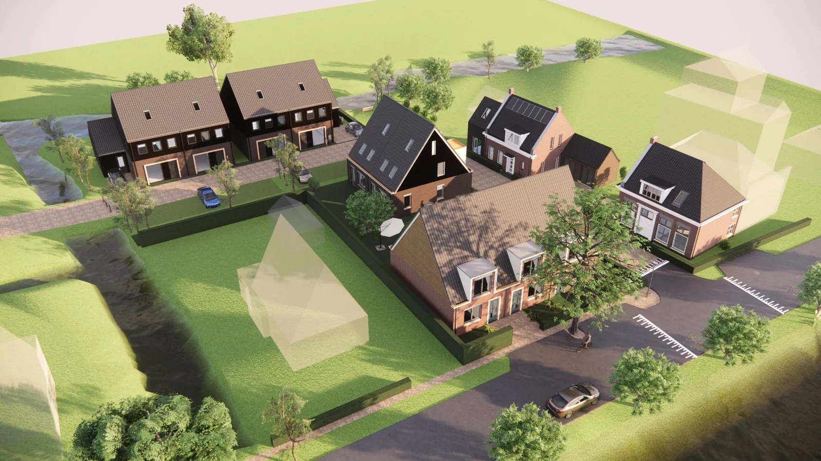 Impressie Zijderlaan Polsbroek woningen Lichtenberg Bouwgroep